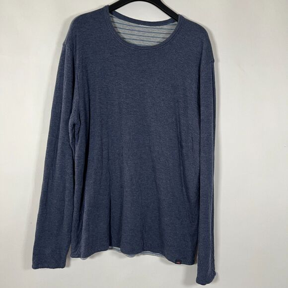 Faherty Cloud Cotton Reversible Crew Neck Shirt Large* Pima Cotton Blend - Picture 3 of 12